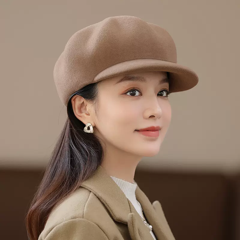 羊毛贝雷帽
